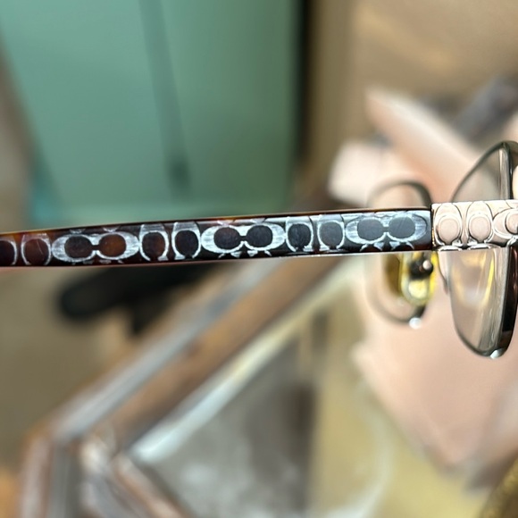 Coach Script glasses and Case - Picture 2 of 12